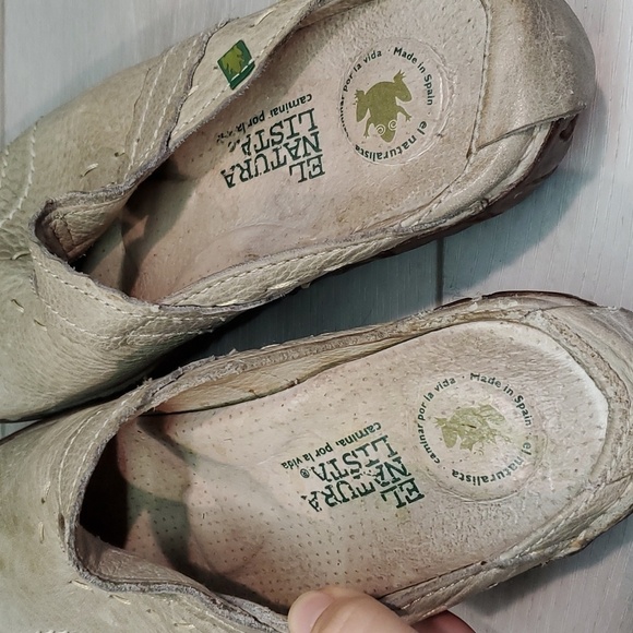El Naturalista Womens Leather Clogs Mule Shoes sz 37 US 7 - Picture 11 of 13